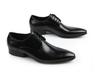 British Pointed Toe Men's Formal Leather Shoes - Cowhide Wedding Shoes