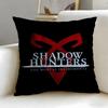 classic TV series Shadowhunters Cushion Cover Soft  EasyWash Pillow Case  Versatile for Couch Bed Travel and Office