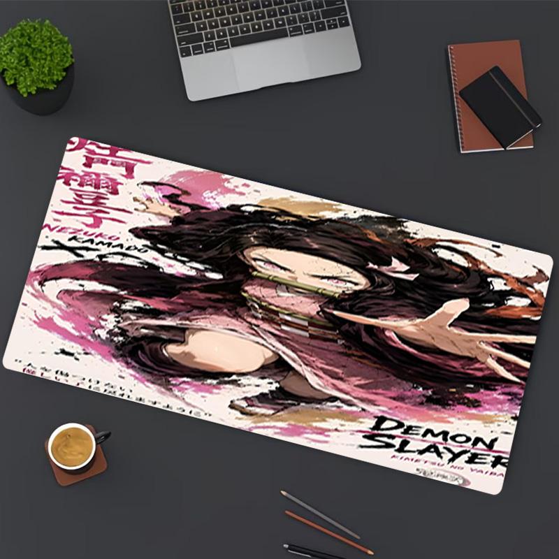 Demon Slayer Print Mouse Pad, for Keyboard Pad Laptop PC Mat for Office Home Use, Desk Decor, Perfect Birthday Gift for Gamers