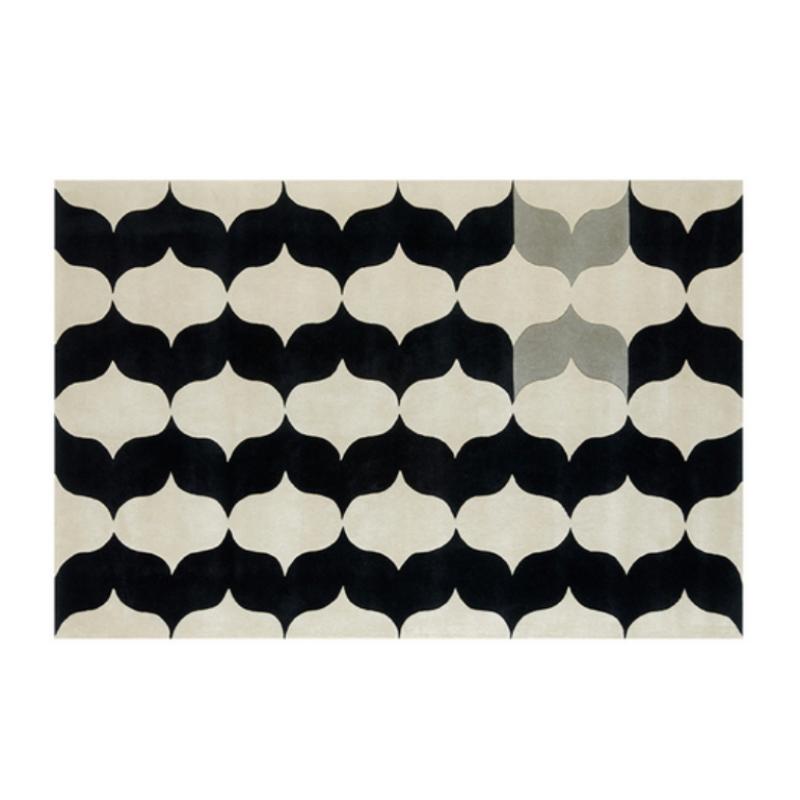 Franse Retro Slaapkamer Decoratie Gestreept Tapijt Minimalistische Tapijten voor Woonkamer Huis Kunst 180x260cm(70x101in)