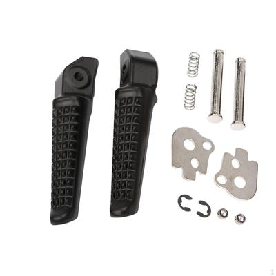 2Pcs Conjunto Traseiro Apoios para os Pés Motocicleta Apoios para os Pés Substitui Pedais de Componentes para