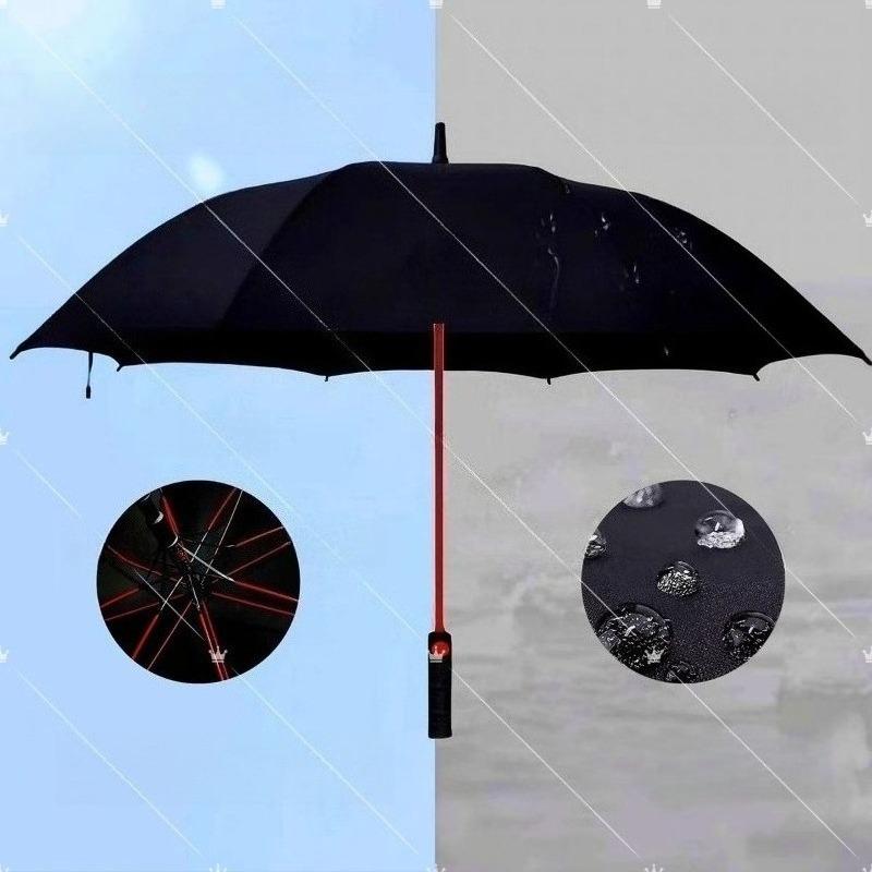 Suitable For Lexus Fully Automatic Long Handle Umbrella Enlarge Thickened Windproof Rainproof Business Advertising Golf Umbrella