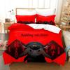 MILGRAM Single Double Quen King-Sized Dimensionsd Dimensions Beding Set Young Boys Bedrom Soft Duvet Cover Set 3D Printed Anime Bed Shet Set