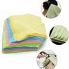 100Pcs Colorful Microfiber Cleaning Cloths Thickened Knitting Eyeglasses Cleaning Cloth 13x13cm