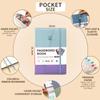 A5 Password-Protected Notebook for Website & Contact Management