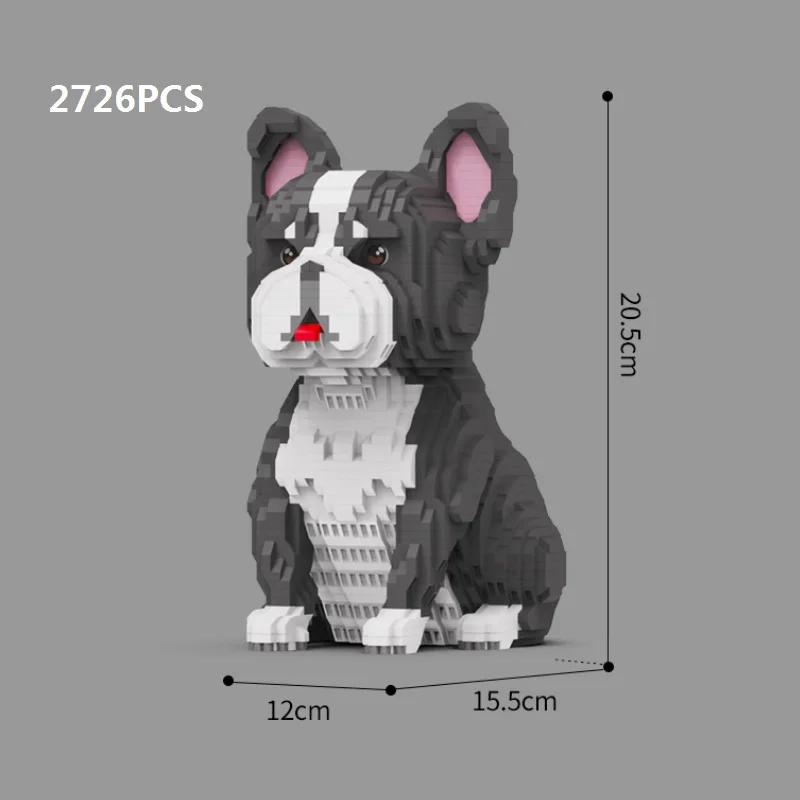 Mini Blocks Dog Realistic Designer Animal Golden Retriever Kit Persian Ragdoll Cat Creative Stem Educational Toy Home Decoration
