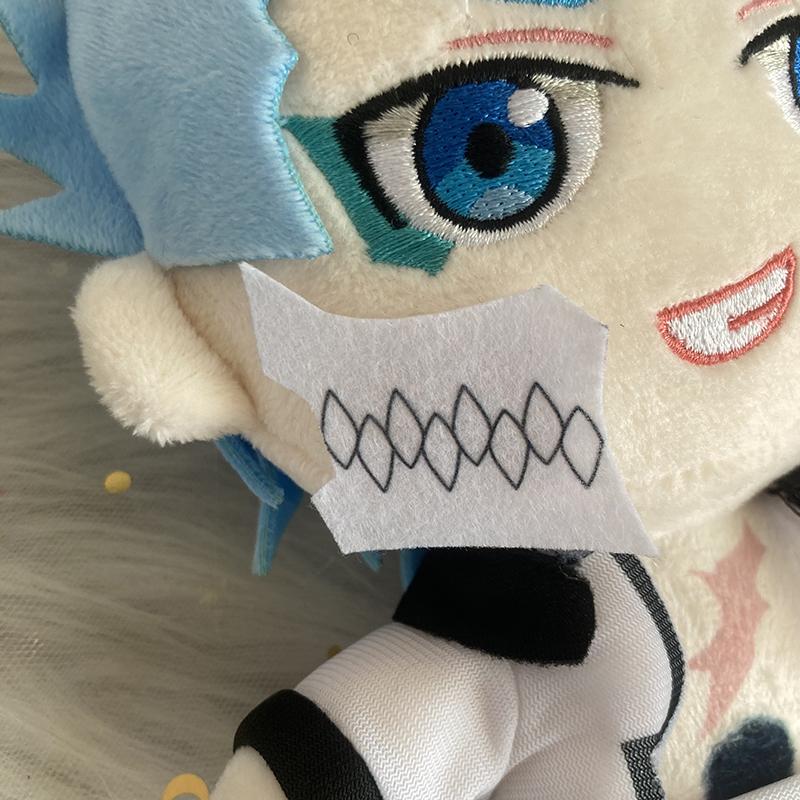 20cm BLEACH Niedliche Puppe Grimmjow Abarai Renji Plüschtiere Kuscheltiere Anime Figur Plüschtier Sammlerpuppe Geburtsdatum Geschenke Jungen