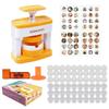 Button Maker Badge Machine  DIY Button Badge Pin Presser With 48 Badges Fun Educational Craft Kit Card Press Making Supplies
