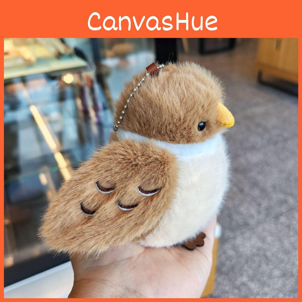 Parrot Cute Cartoon Kiwi Bird Sparro Swallow Bird Plush Toy Pendant For Kid Gift