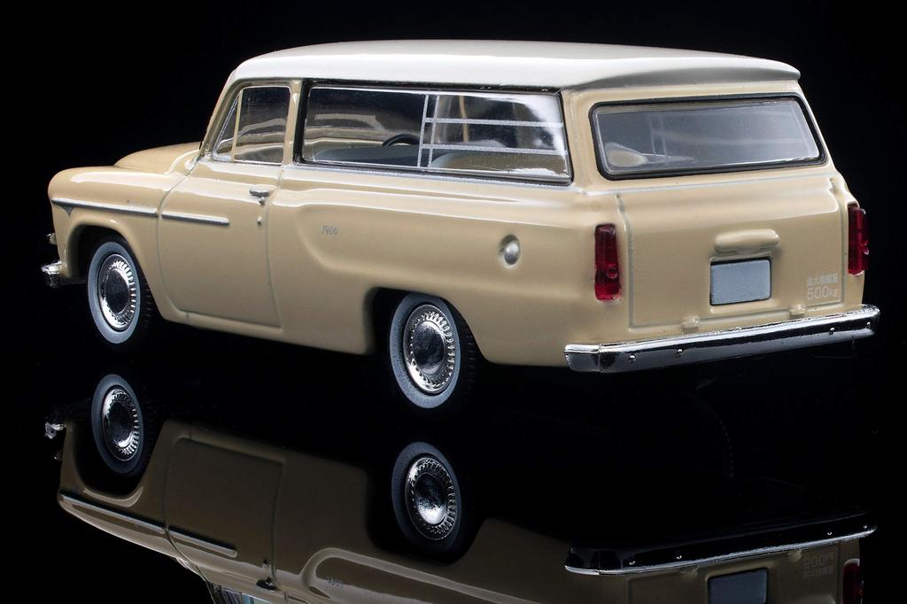 Tomytec Tomica Limited Vintage Scale Toyopet Masterline 1900 1962 Model Finished Model 311676 1/64 LV-187a Beige/White