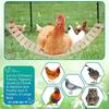 Chicken Toy Large Bird Swing Ladder Wooden Stand Perch Hanging for Poultry Rooster Hen Parrot Macaw Pecking