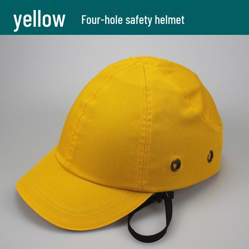 Breathable ABS Safety Helmet with Duckbill Design - Lightweight, Anti-Smash & Collision Protection for Work Environments