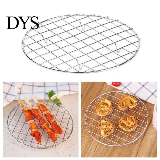 25 cm Edelstahl Runde Öl Ablassen Kühlung Dampfenden Grids Grillen Rack
