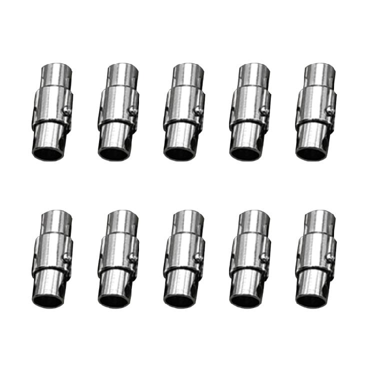 10 Pack Copper Magnetic Clasps Cord End Caps Leathers Rope End Caps for Jewelry