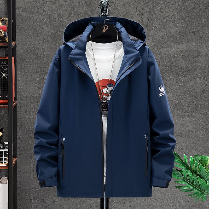 Spring and autumn windproof and waterproof outdoor sports jackets for men and women, simple, fashionable and versatile jackets