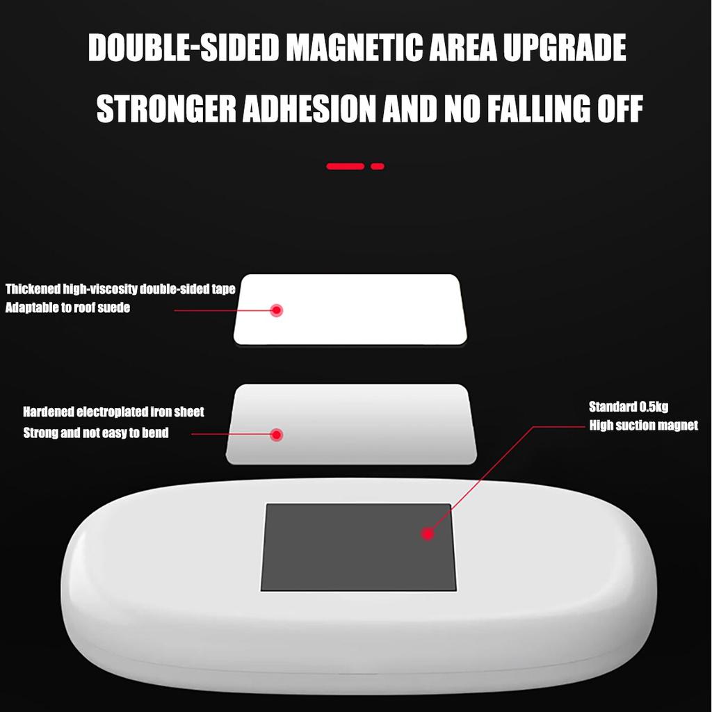 1PCS LED Touch Light Mini Wireless RGB Atmosphere Light USB Charging Auto Roof Ceiling Reading Lamp Car Interior Lighting 5V