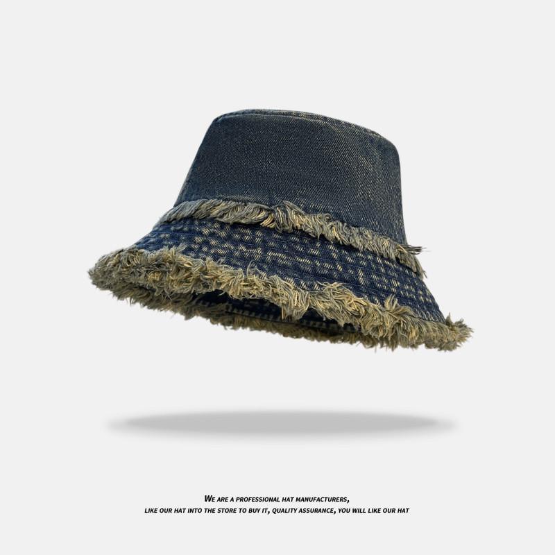 

Винтажная женская повседневная летняя шляпа от солнца в минималистичном дизайне, шляпа рыбака Deep Blue