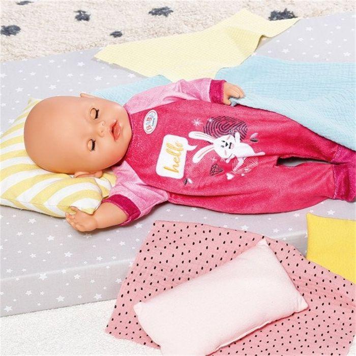 Combinaison - BABY BORN - Rose - Motif lapin - Avec cintre - Pour poupon 43cm