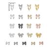 Alloy Nail Art Rivets,3D Bows Nail Art Charms Nail Art Decals Bows Nail Rhinestones Nail Art Supplies for Women Girls