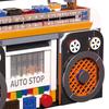 554PCS Color Radio Building Blocks Retro Miniature Appliance Assembly Retro Radio Blocks Radio Model Cassette Deck Vintage Radio Model Retro Appliance