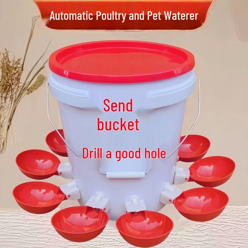 Automatic Drinking Bowl for Adult Chickens, Ducks, and Geese - Poultry Water Dispenser