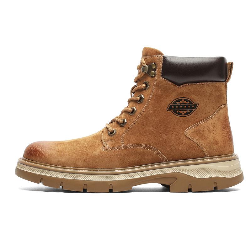 Martin Stiefel Herren Work Stiefel Vielseitiger Britischer Stil Retro Stiefel Herrenstiefel Trendsteigernde Herrenstiefel