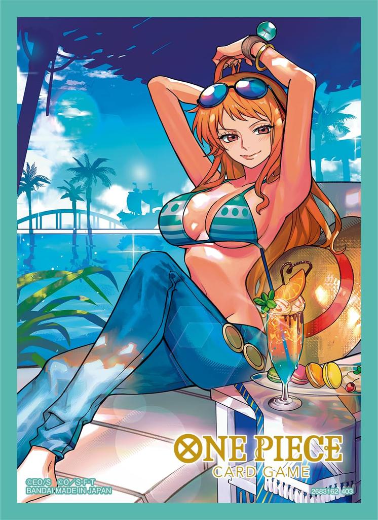 Bandai ONE PIECE Card Game Official Card Sleeve 4 of (Set 4)