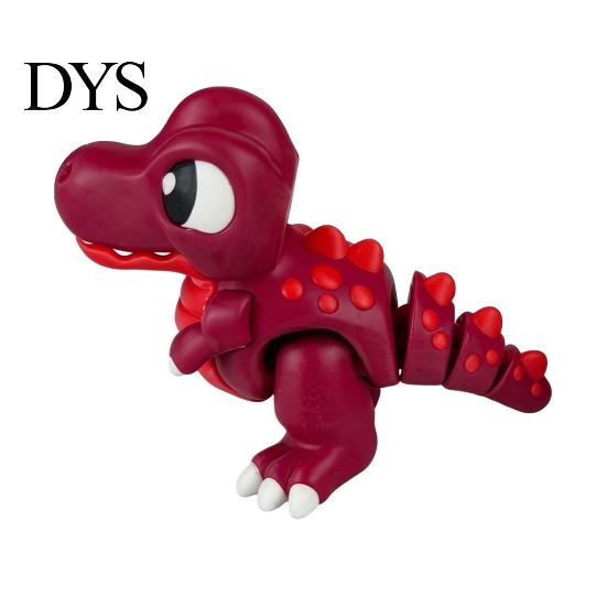 Flexible Jointed Action Figures 3D Printed Articulated Cute T?Rex Dinosaur Fidget Toy, Joint Stocking Stuffers for Boys Figure, Bite?Finger