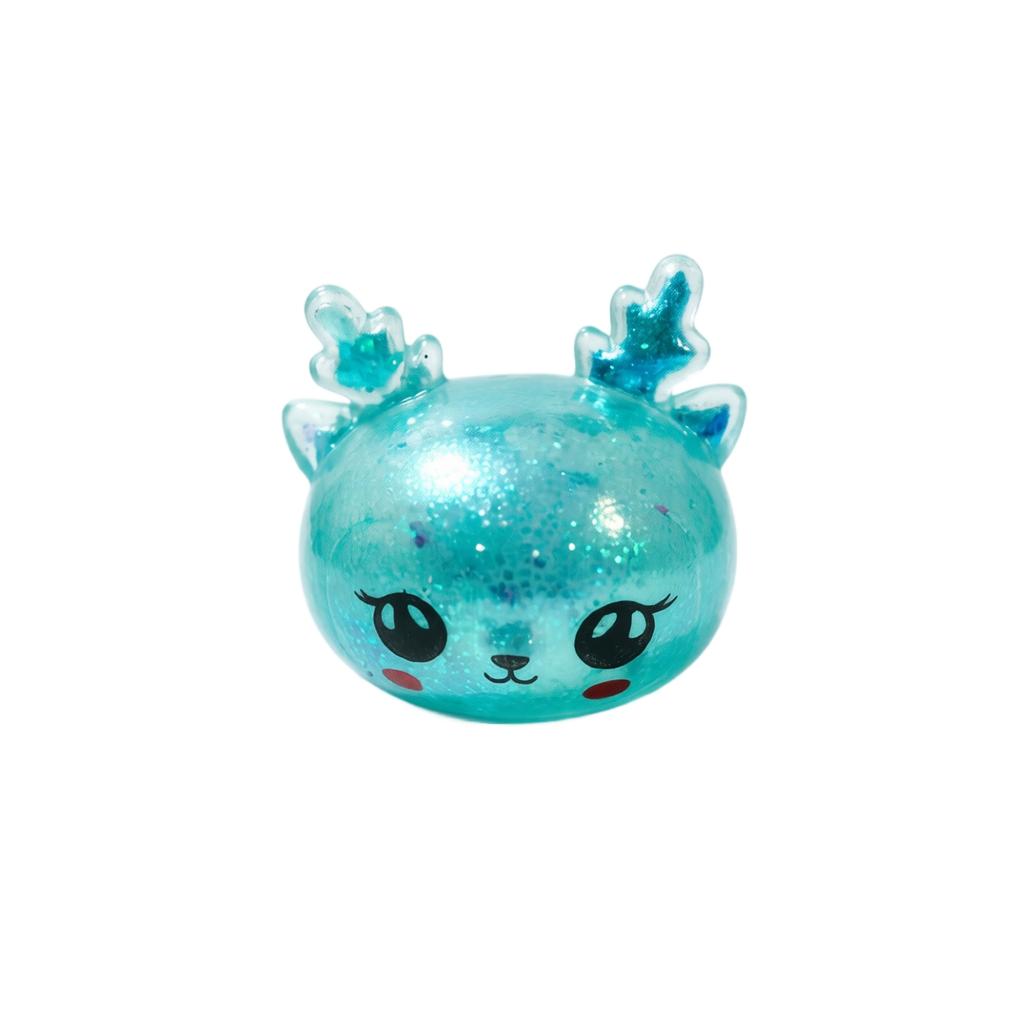 Christmas Toy with Glitter, Slow Rising Toy, Maltose- for Holiday Gifts