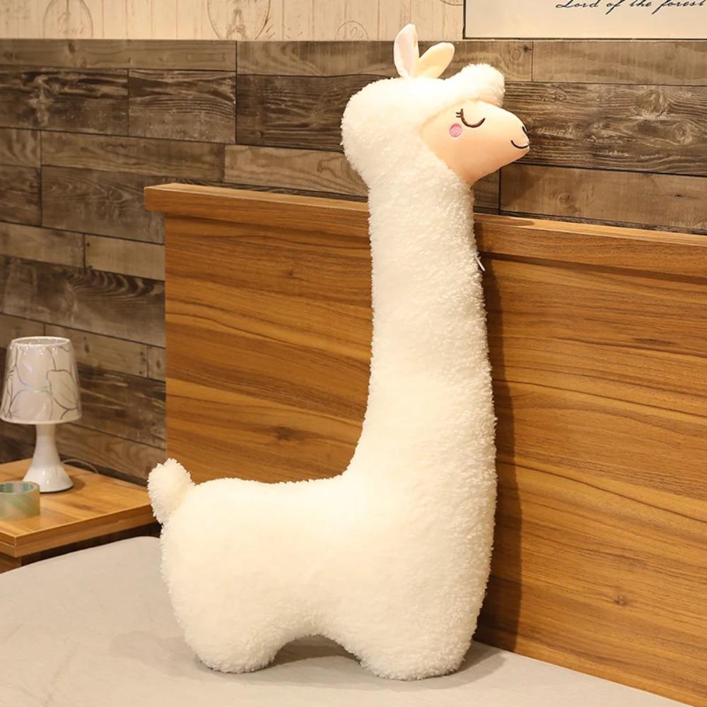 75-130cm Mooie Alpaca Pluche Speelgoed Zacht Knuffel Schattig Schaap Lama Dier Poppen Slaapkussen Kussen Huis Bed Decoratie Cadeau 75cm