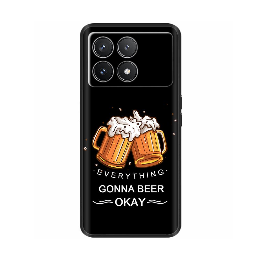 For Xiaomi Poco F6 Pro Case Cover For Xiaomi Poco F6 Pro 5G Phone Cover Cool Sweet Soft Smooth Liquid Silicone Fundas Shells