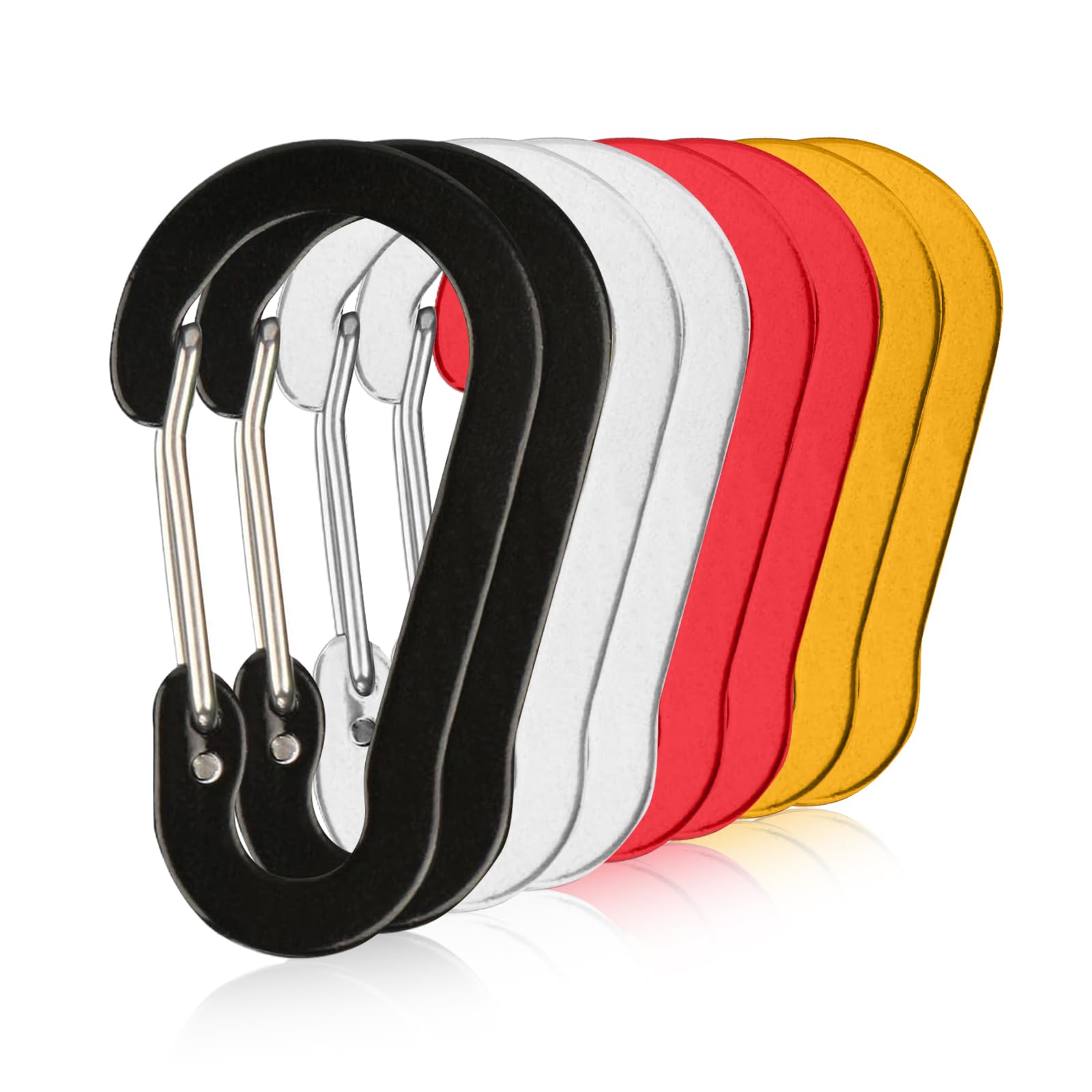 

aninako Малый пружинный алюминиевый сплав пружинный ультра горный багаж для поводков для собак цвета карабин, крюк, крюк, легкий, прочный, многофункциональный,