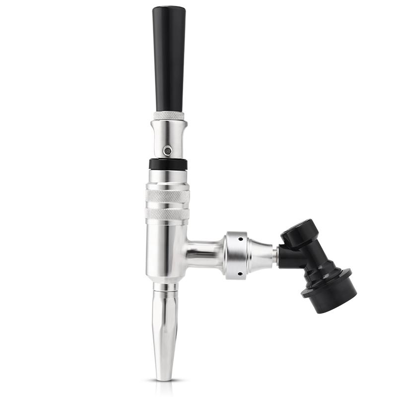 Nitro cold brew Coffee Faucet,304 Stainless Steel Coffee Tap Dispenser with Ball Lock Disconnect Connector,For Stout Beer,Coffee