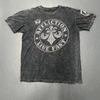 Y2K Men's Affliction Grunge Classic Distressed Style Double Sided Graphic Tee