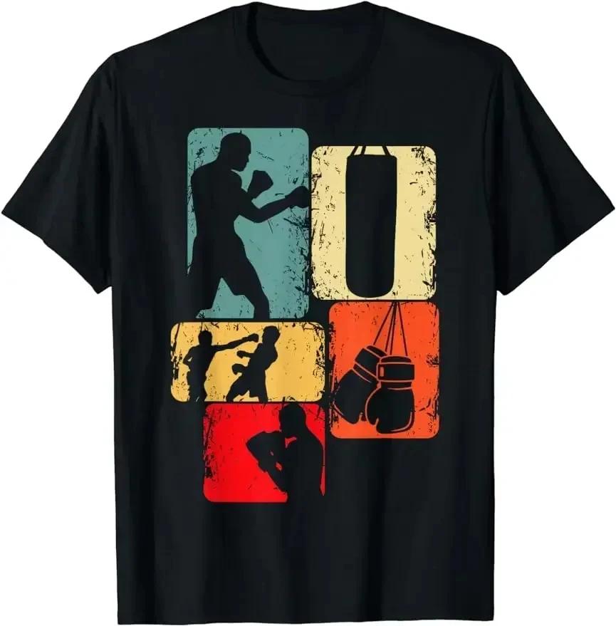 

Boxing Lover Gym Boxer Kickboxing Kickboxer Enthusiast Футболка Чоловічі сорочки в стилі унісекс Одяг Футболки з принтом на замовлення M чорний