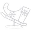Christmas Decoration LED Reindeer & Sled Acrylic 260*21*87 Cm