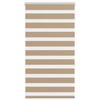 VidaXL Store Zebra Brown Sand Fabric Width 85.9 Cm Polyester, Zebra Roller Blind, Zebra Blind for Window, Blind 4014545