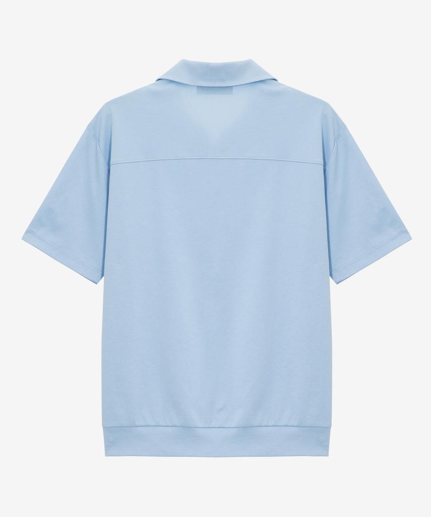 MINDBRIDGE [Couture] Supima_Modified Collar Semi-Oversized Sweatshirt - 2 Colors