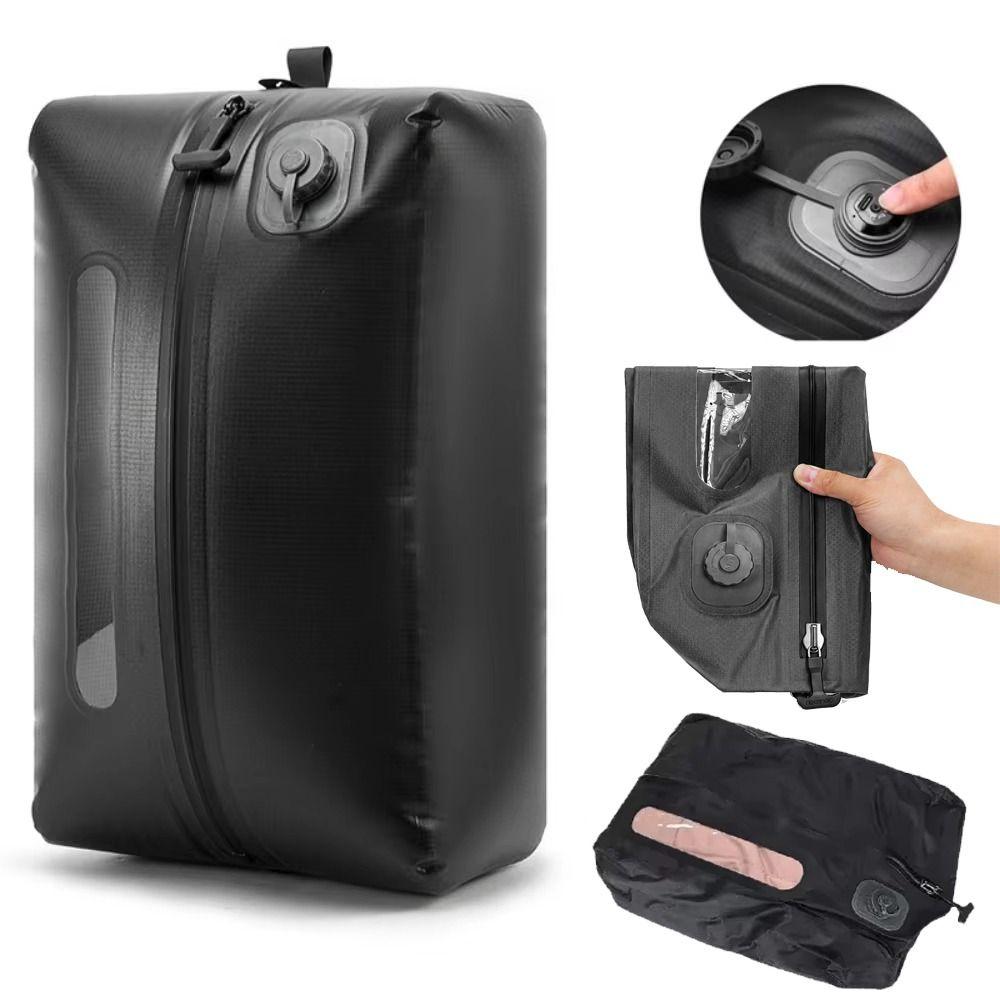 Reusable Electric Vacuum Bag Electric Pump Travel Compression Pack Compressed Storage Bag Suitcase
