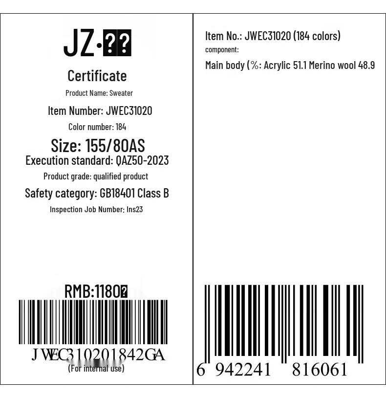 JUZUI Women's Vibrant Color Block Slim Knit Sweater