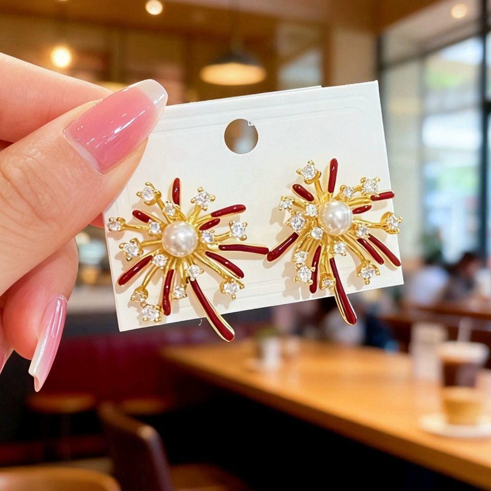 Sweet Pony Pearl Earrings Cute Earrings for Women Delicate Ear Studs  Gifts