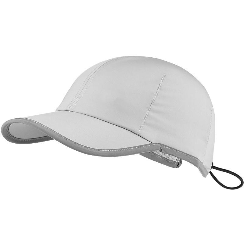 Spring and summer outdoor sports quick-drying baseball cap men's night running reflective ice breathable sun protection cap