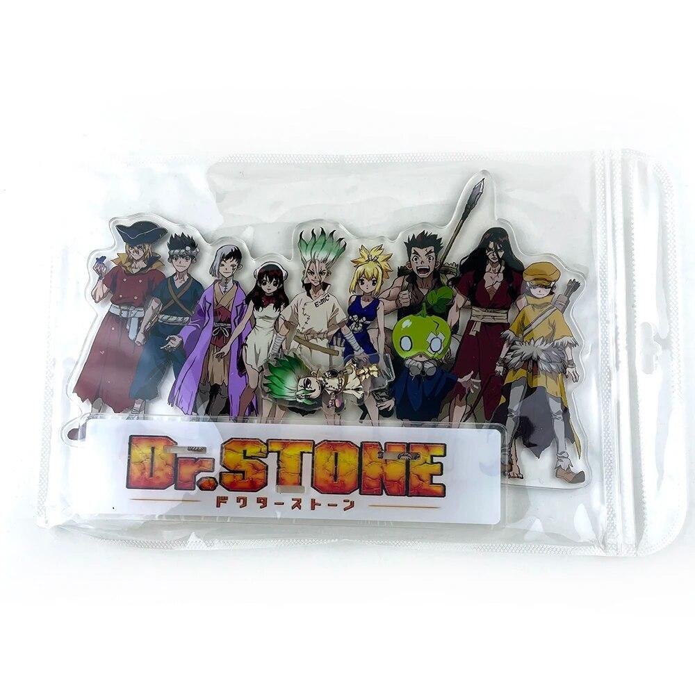BIG SIZE Dr Stone Group Senkuu Gen Chrome Kohaku Taiju Suika Tsukasa Acrylic Stand Standee Toy Figure