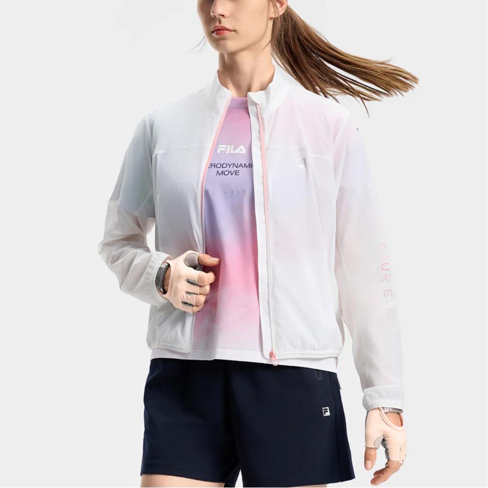 New FILA Fitness Series Jackets & Coats Women's White A11W431701F-WT
