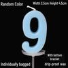 50 Gold Number Candle Cake Toppers, Individually Boxed for Kids' First Birthday