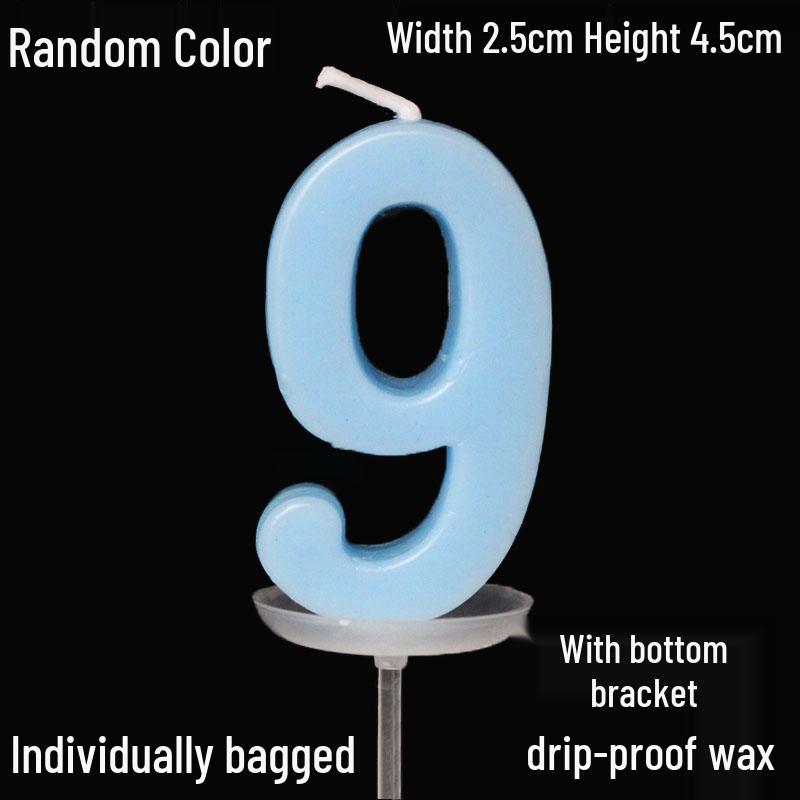 50 Gold Number Candle Cake Toppers, Individually Boxed for Kids' First Birthday