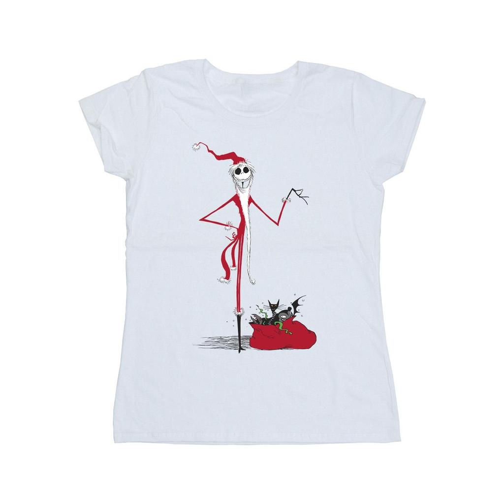 The Nightmare Before Christmas Womens/Ladies Christmas Presents Cotton T-Shirt