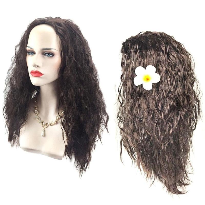 Fashion Long Girls Wavy Curly Hair Wig Lady Full Wigs Party Cosplay Wig