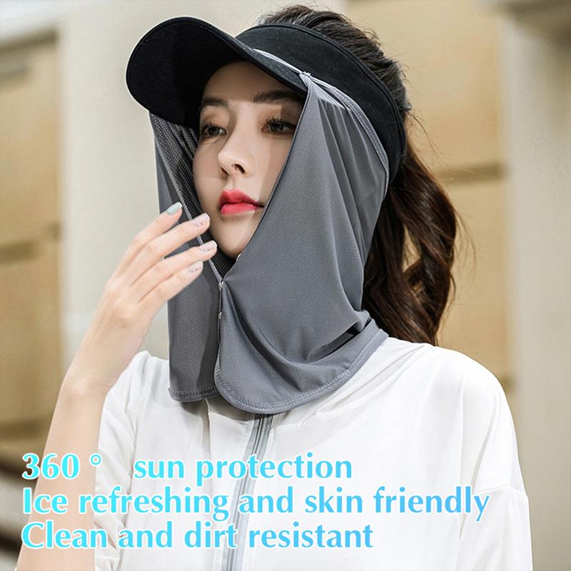 Quick Drying Fishing Cap Face Neck Sunshade Masks Cap Uv Protection Visor Headwear For Outdoor Sport Golf Hiking Veil Travel Hat