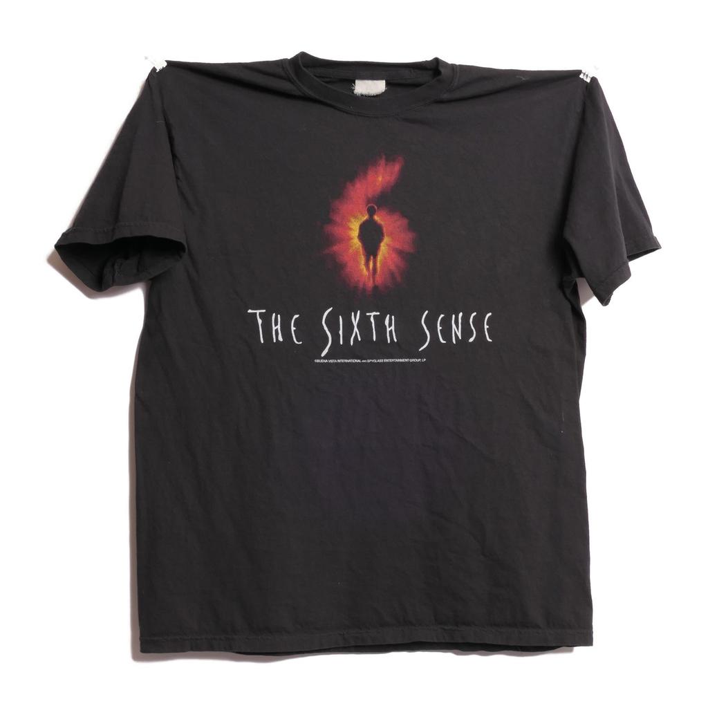 The Sixth Sense Movie Tee 1999 M. Night Shyamalan Bruce Willis Horror Film Ghosts Psychological Thriller Drama Unbreakable Heavyweight - Med